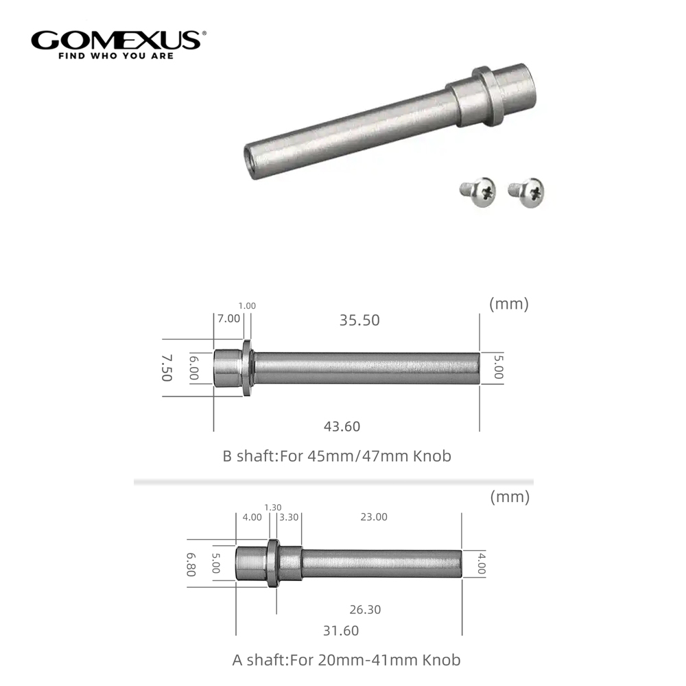 Shimano Reel Stradic - Eixo e Rolamento de Liga Gomexus