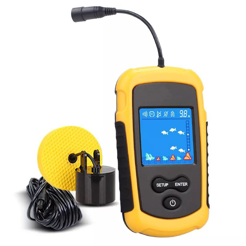 100m com fio tela colorida por - Fish Finder Portable avaliação e preço