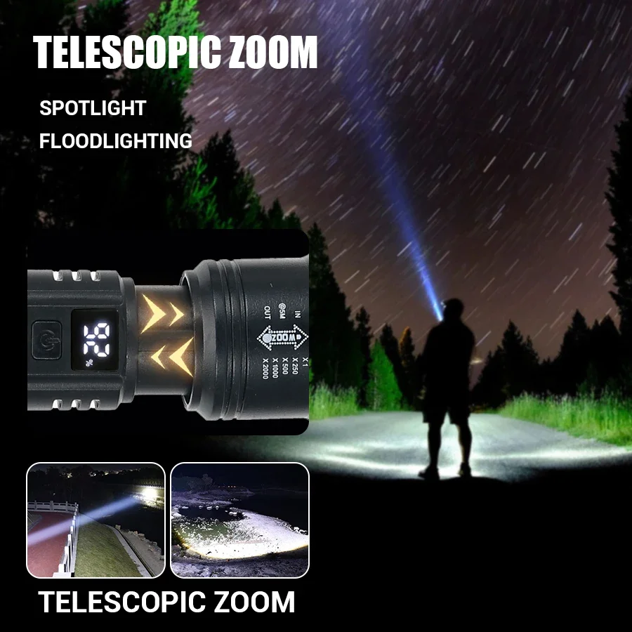 Lanterna LED poderosa com disp - Fish Finder Battery avaliação e preço