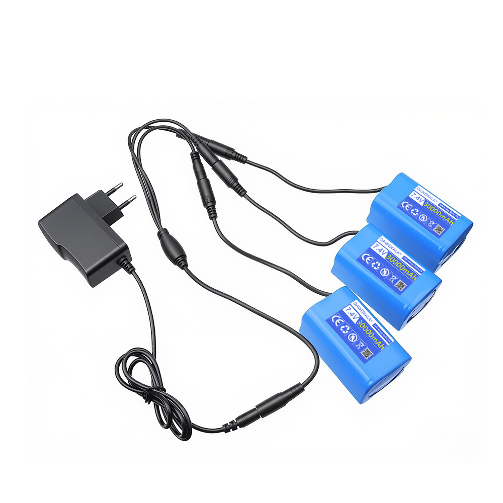 Bateria de 7.4V 30000mAh com C - Fish Finder Charger avaliação e preço