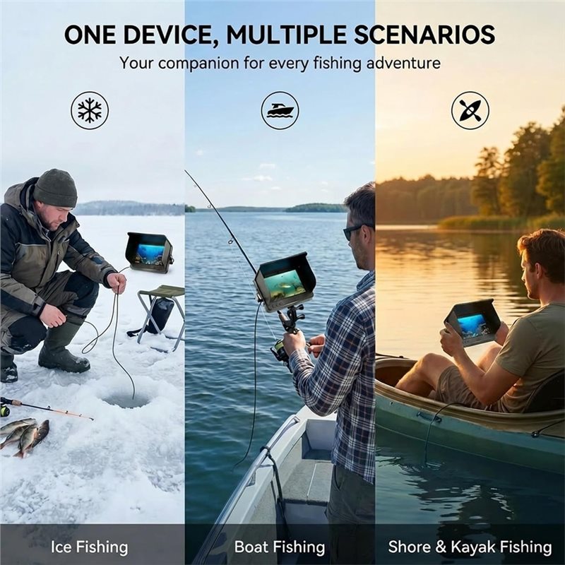 A64T-Câmera de Pesca Subaquáti - Fish Finder Portable avaliação e preço